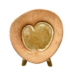 David Salk Free Form Stoneware Art Studio Pottery Bowl Trinket Dish Abstract '92